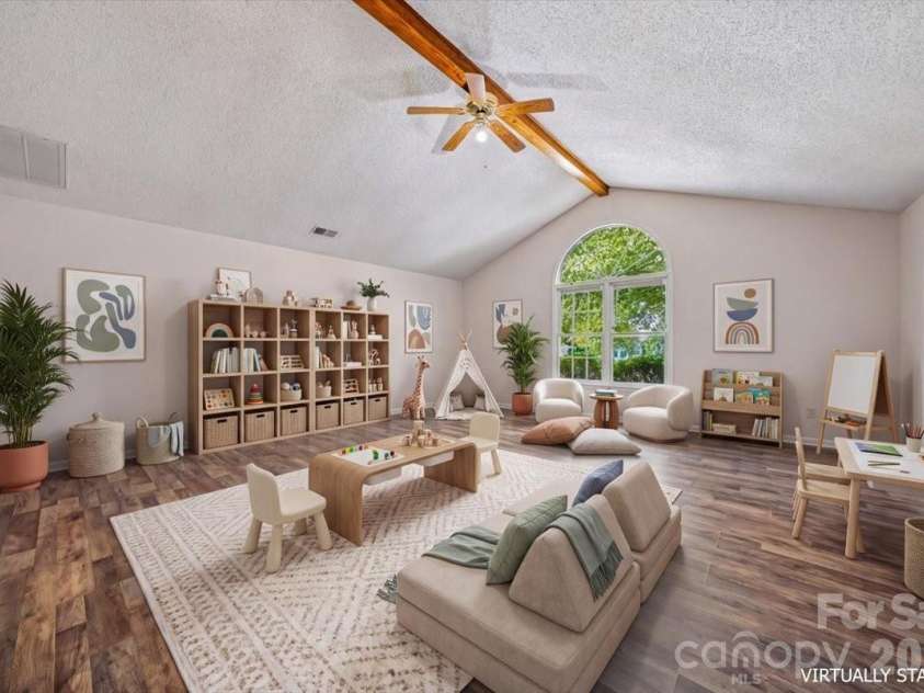 8012 Cadmium Court, Charlotte, NC 28215.  MLS# CAR4413036, YatesRealty ID 42822. Bonus room virtually staged