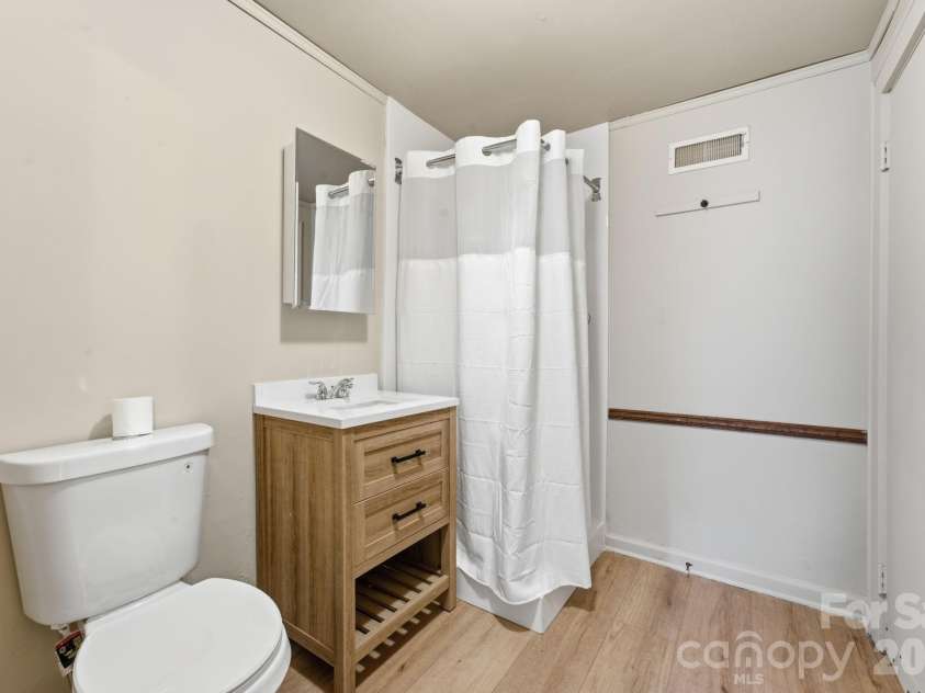 1686 Dutch Cove Road, Canton, NC 28716.  MLS# CAR4404368, YatesRealty ID 42857. Bathroom in basement studio