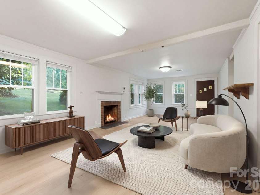 1686 Dutch Cove Road, Canton, NC 28716.  MLS# CAR4404368, YatesRealty ID 42857. Virtually staged basement studio