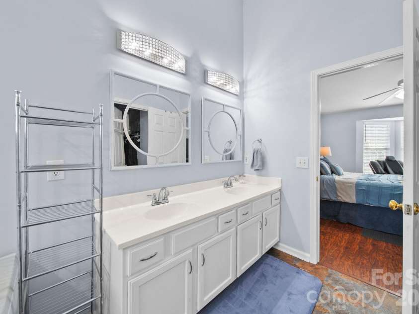 9136 Whittel Place, Charlotte, NC 28216.  MLS# CAR4402060, YatesRealty ID 42872. Step into the primary bath.