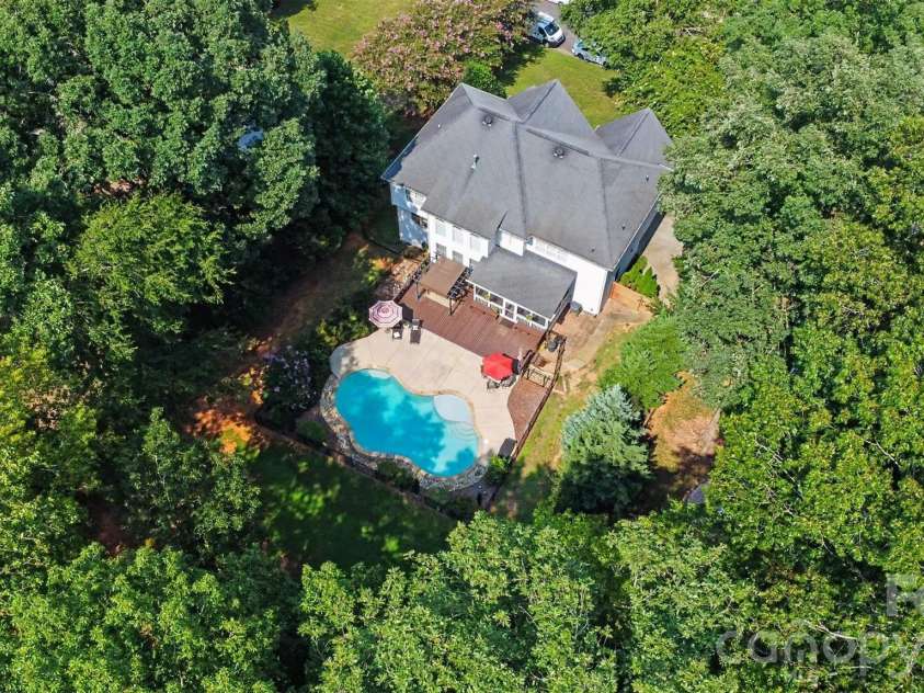 1208 High Brook Drive, Waxhaw, NC 28173.  MLS# CAR4409152, YatesRealty ID 42875. Backyard Oasis