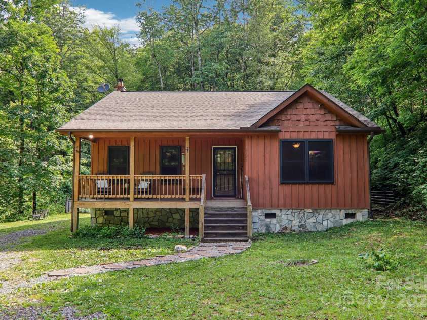 2171 Black Rock Road, Cherokee, NC 28719.  MLS# CAR4270256, YatesRealty ID 4288. Front of home