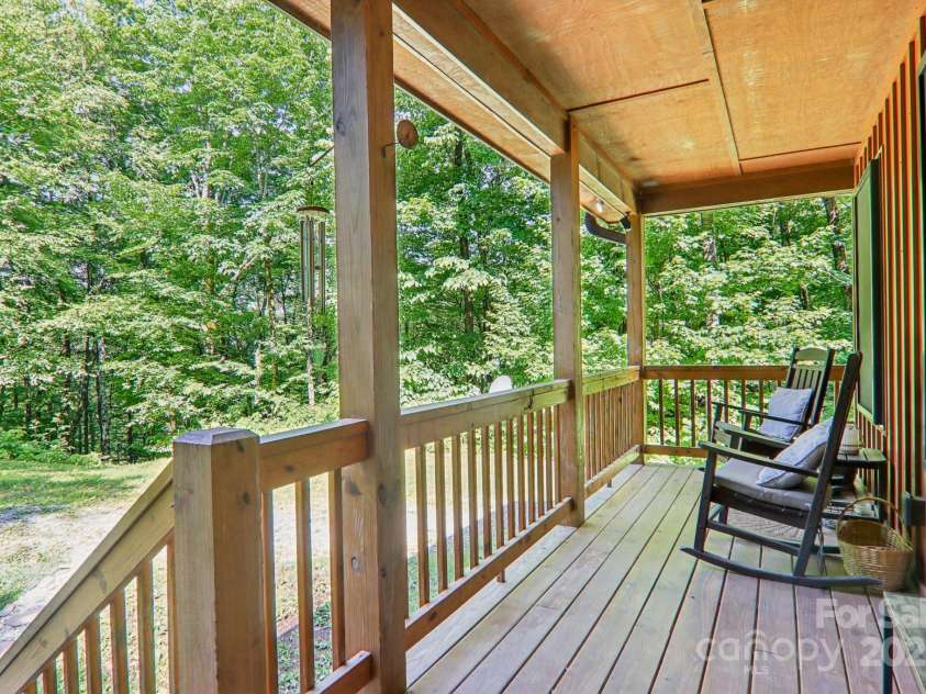 2171 Black Rock Road, Cherokee, NC 28719.  MLS# CAR4270256, YatesRealty ID 4288. Front porch