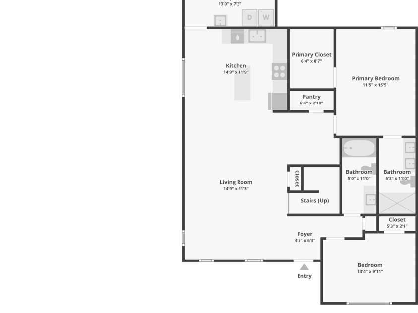 2171 Black Rock Road, Cherokee, NC 28719.  MLS# CAR4270256, YatesRealty ID 4288. Main floor - floor plan