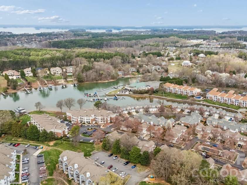 7844 Village Harbor Drive, Cornelius, NC 28031.  MLS# CAR4356496, YatesRealty ID 4288. Aerial view