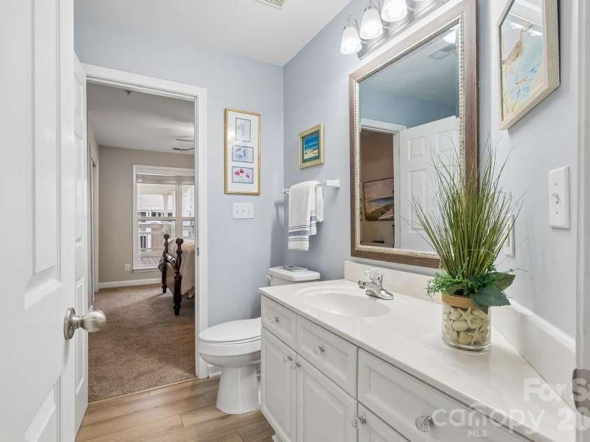 7844 Village Harbor Drive, Cornelius, NC 28031.  MLS# CAR4356496, YatesRealty ID 4288. Guest Bathroom