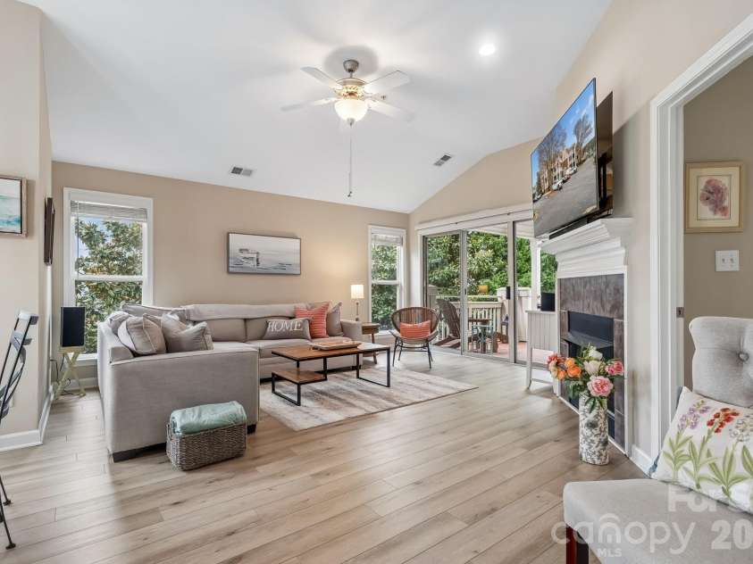 7844 Village Harbor Drive, Cornelius, NC 28031.  MLS# CAR4356496, YatesRealty ID 4288. Luxury plank flooring