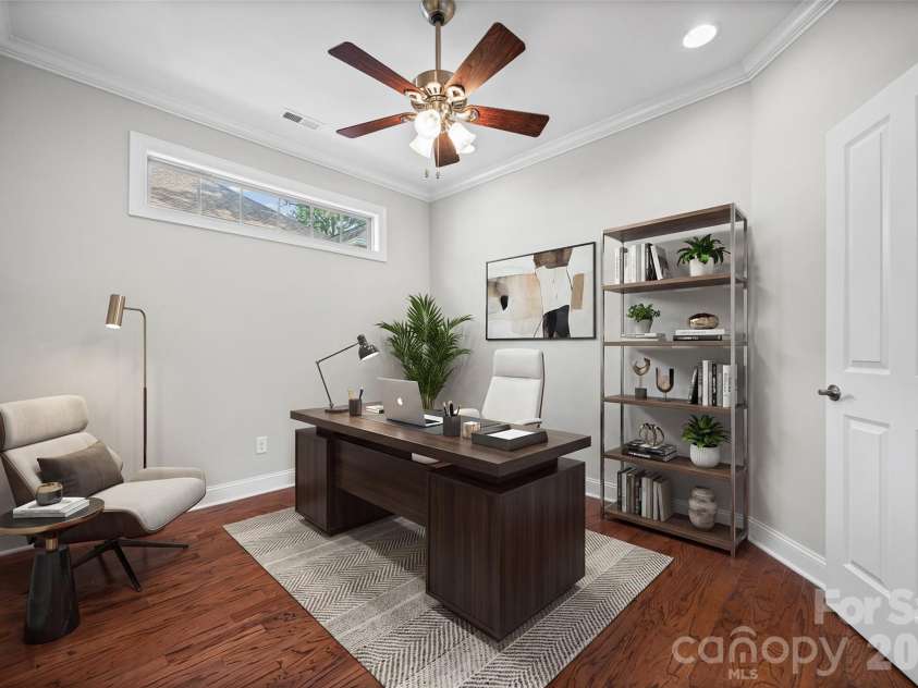 1140 Avalon Place, Matthews, NC 28104.  MLS# CAR4407609, YatesRealty ID 42890. Office virtually stage