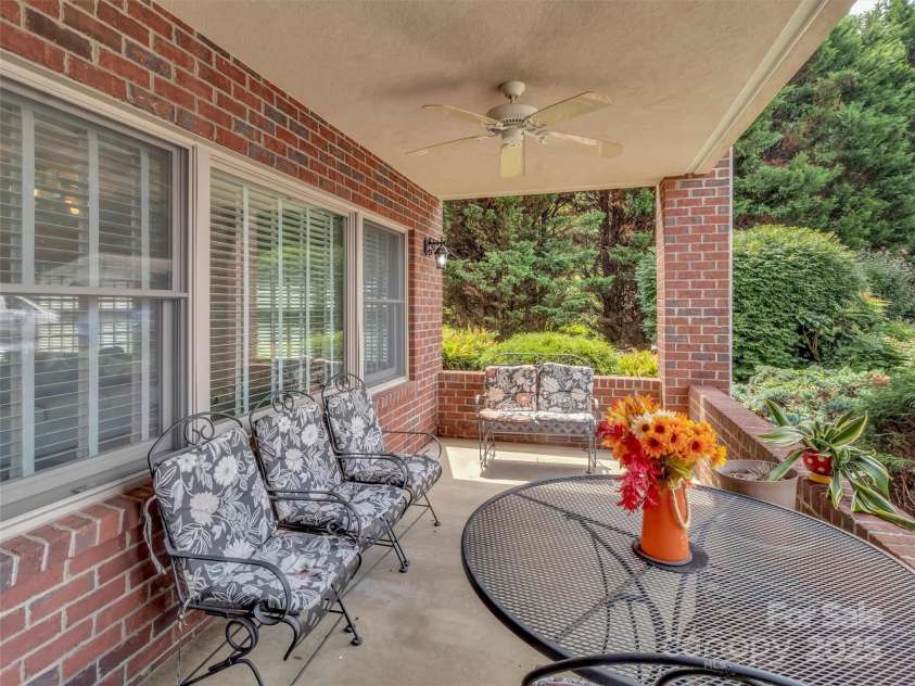 1465 Lakeshore Drive, Lake Junaluska, NC 28745.  MLS# CAR4294485, YatesRealty ID 4290. Covered Front Porch