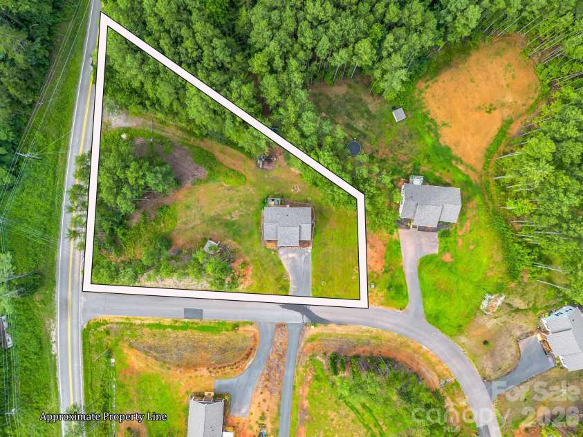 47 Heartleaf Lane, Columbus, NC 28722.  MLS# CAR4408758, YatesRealty ID 42904. Aerial View