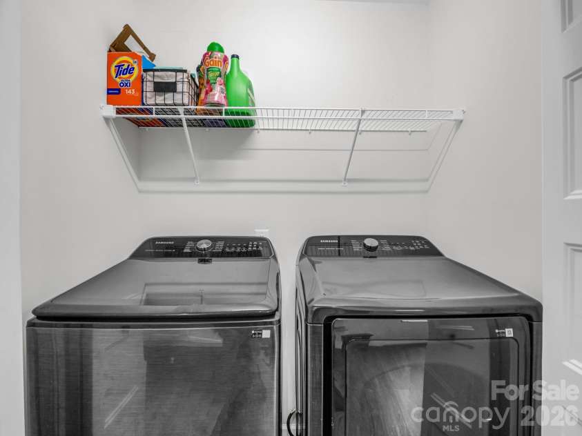 47 Heartleaf Lane, Columbus, NC 28722.  MLS# CAR4408758, YatesRealty ID 42904. Laundry. (Washer & Dryer do not convey.)