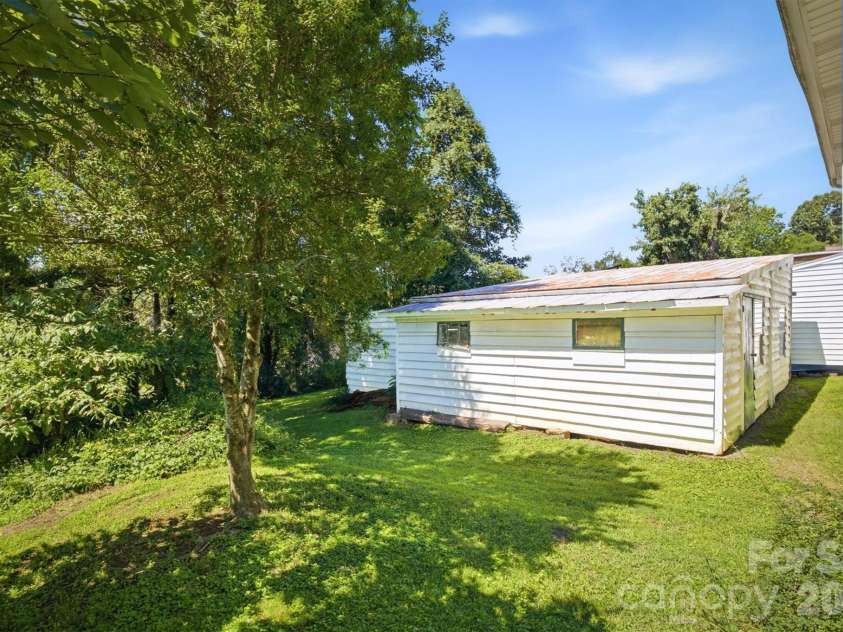 115 Evans Street, Morganton, NC 28655.  MLS# CAR4411941, YatesRealty ID 42908. Shed