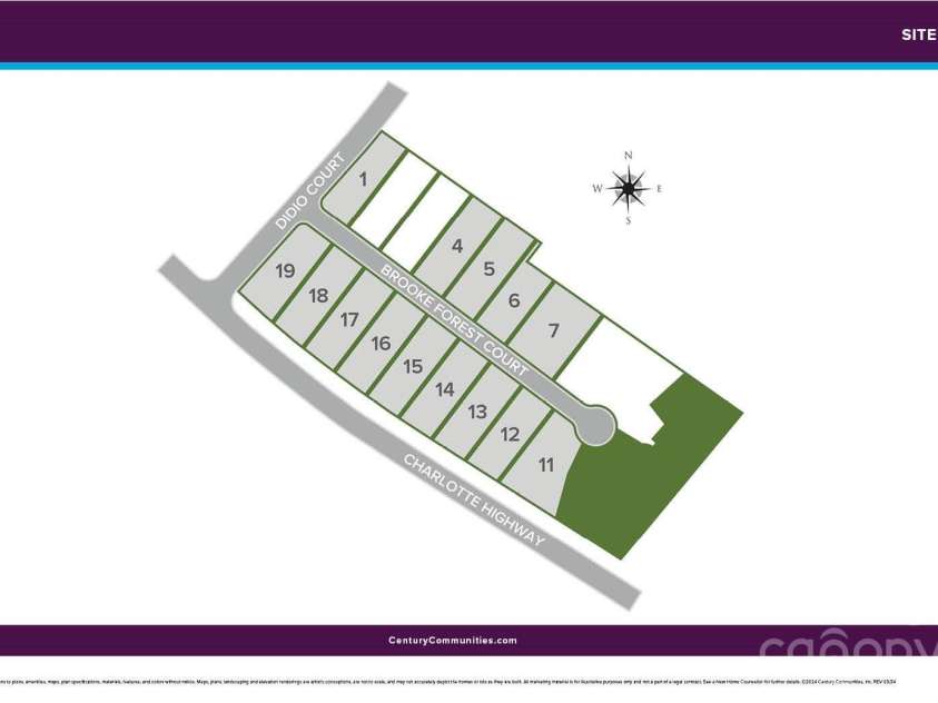 116 Brooke Forest Court, Mooresville, NC 28115.  MLS# CAR4182252, YatesRealty ID 4291. Site Map
