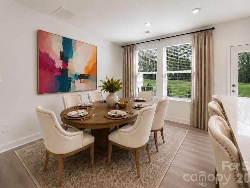 7629 Ethora Way, Charlotte, NC 28216.  MLS# CAR4382642, YatesRealty ID 42932. Dining Area - Digital Representation.