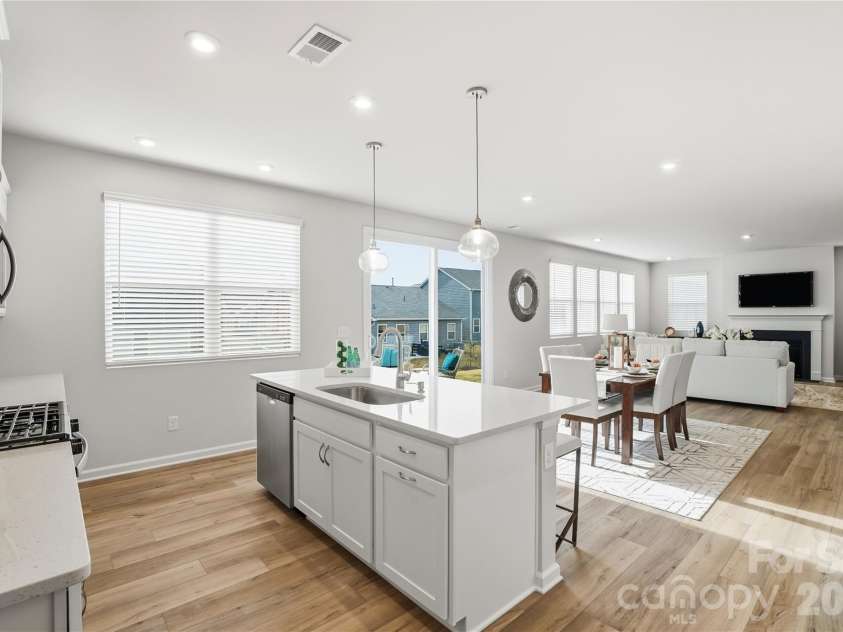 1326 Honey Trail, Monroe, NC 28112.  MLS# CAR4410737, YatesRealty ID 42961. Kitchen, dinning and gathering room