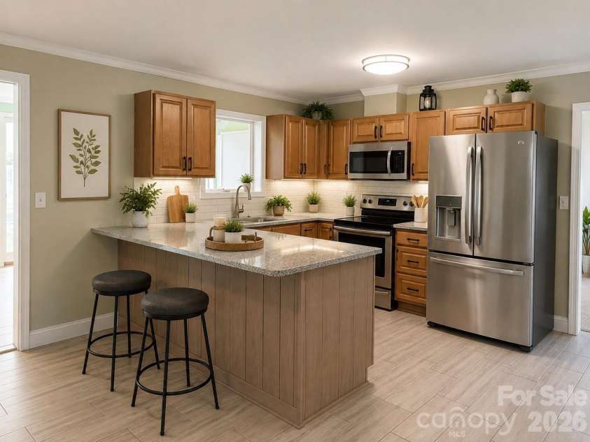 911 Eldorado Avenue, Charlotte, NC 28262.  MLS# CAR4412351, YatesRealty ID 42964. ?? pictures are Virtually Staged