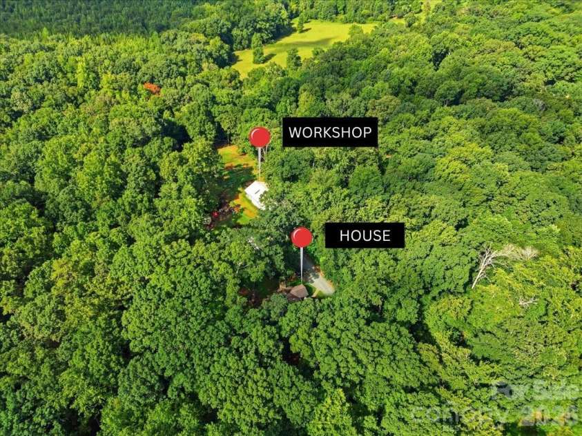 9601 Belt Road, Midland, NC 28107.  MLS# CAR4412563, YatesRealty ID 42969. Private and secluded.