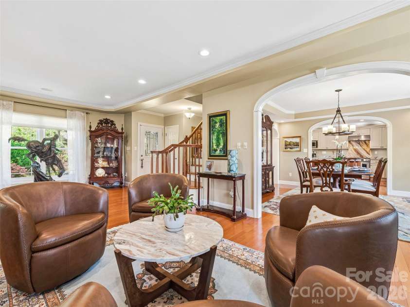 15 Patton Circle, Asheville, NC 28804.  MLS# CAR4402292, YatesRealty ID 42980. Very open and inviting entertaining space