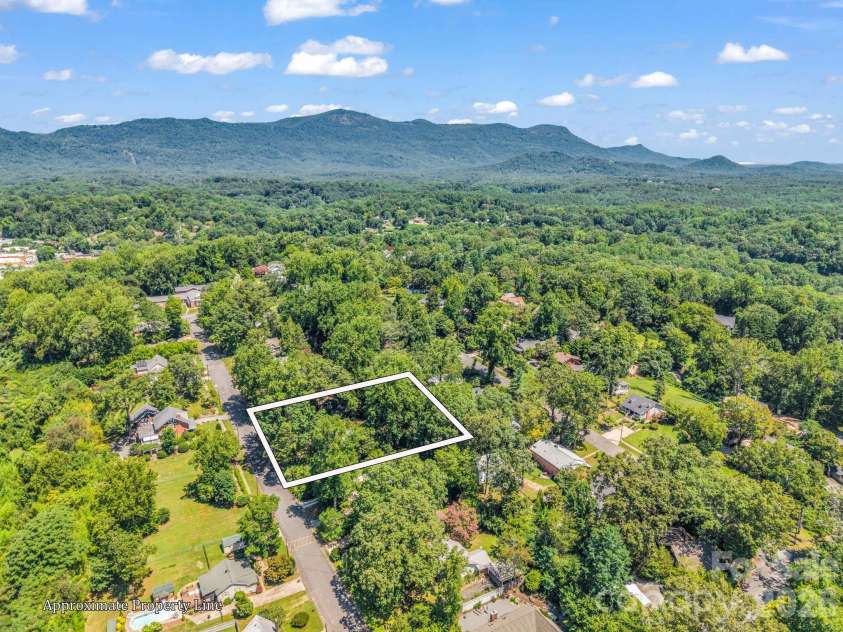 117 Whitney Avenue, Tryon, NC 28782.  MLS# CAR4400518, YatesRealty ID 42984. Approximate property lines
