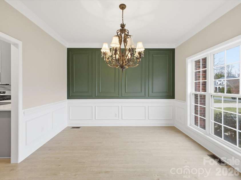 9701 Julliard Drive, Mint Hill, NC 28227.  MLS# CAR4344353, YatesRealty ID 4299. Dining Room