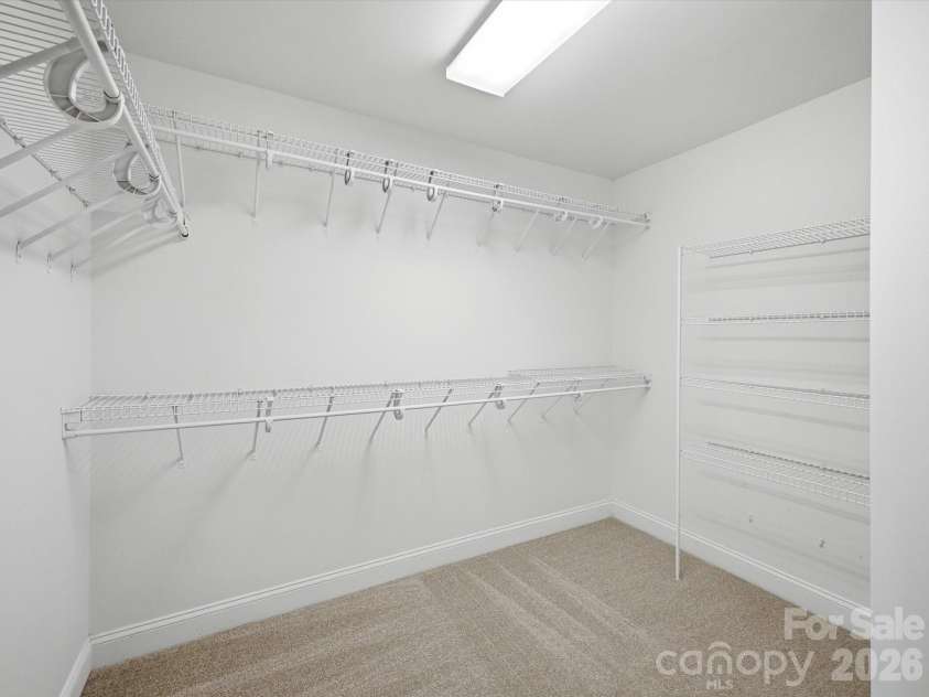 9701 Julliard Drive, Mint Hill, NC 28227.  MLS# CAR4344353, YatesRealty ID 4299. Primary Walk-in Closet