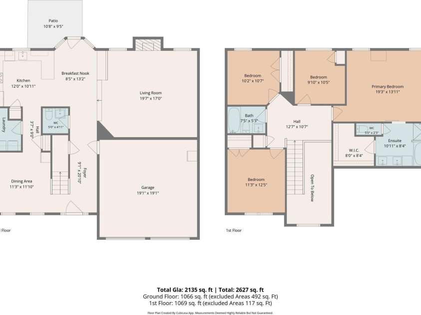 19126 Kanawha Drive, Cornelius, NC 28031.  MLS# CAR4412114, YatesRealty ID 42993. Floor Plan