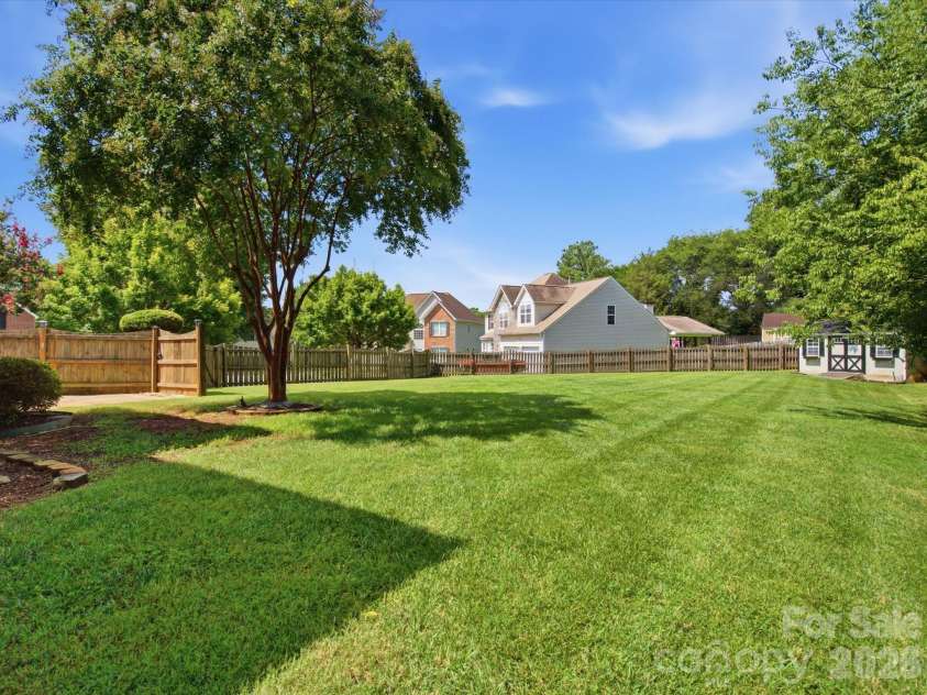 8807 Royal Bluff Drive, Charlotte, NC 28269.  MLS# CAR4411942, YatesRealty ID 42995. Fully fenced backyard
