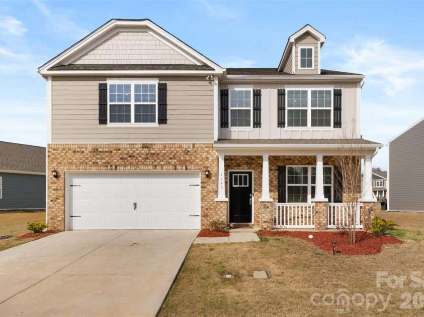 1643 Secrest Commons Drive, Monroe, NC 28112.  MLS# CAR4357540, YatesRealty ID 43001. 