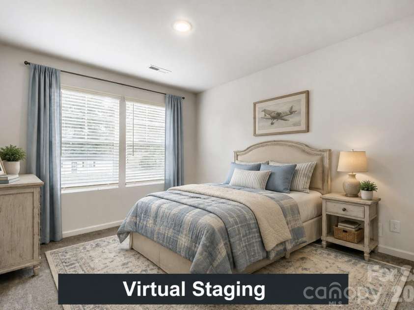 244 Valleybrook Lane, Troutman, NC 28166.  MLS# CAR4411289, YatesRealty ID 43004. Bedroom 2 Virtual Staging