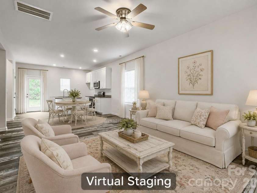 244 Valleybrook Lane, Troutman, NC 28166.  MLS# CAR4411289, YatesRealty ID 43004. Great Room Virtual Staging