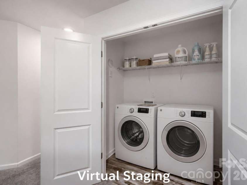 244 Valleybrook Lane, Troutman, NC 28166.  MLS# CAR4411289, YatesRealty ID 43004. Laundry Virtual Staging