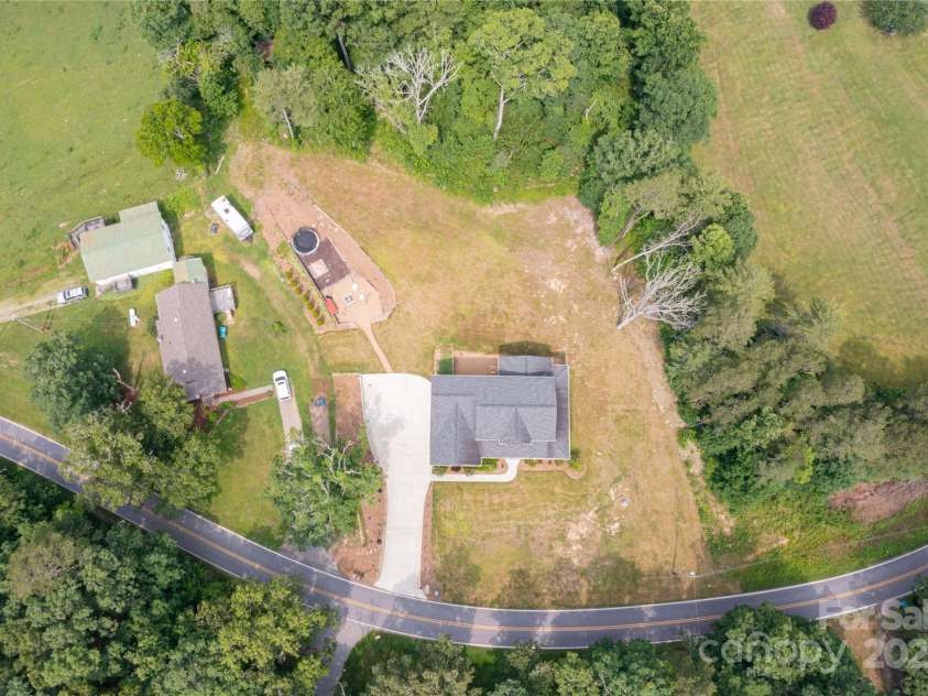 460 Panther Branch Road, Alexander, NC 28701.  MLS# CAR4293485, YatesRealty ID 4301. Aerial View 