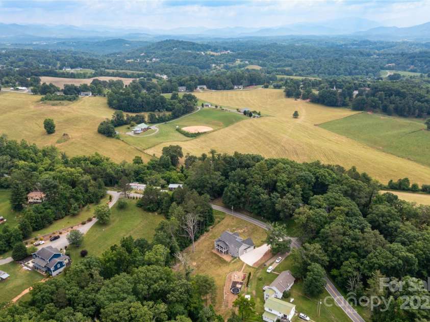 460 Panther Branch Road, Alexander, NC 28701.  MLS# CAR4293485, YatesRealty ID 4301. Aerial View 