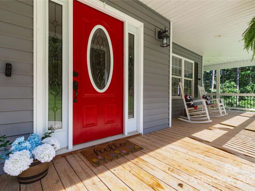 460 Panther Branch Road, Alexander, NC 28701.  MLS# CAR4293485, YatesRealty ID 4301. Front Door 