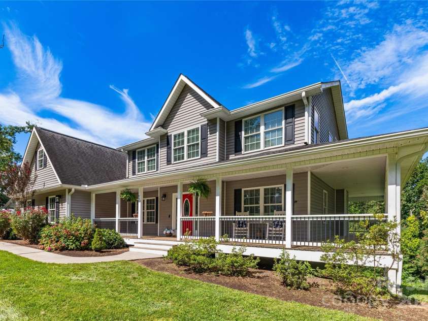 460 Panther Branch Road, Alexander, NC 28701.  MLS# CAR4293485, YatesRealty ID 4301. Front Exterior 