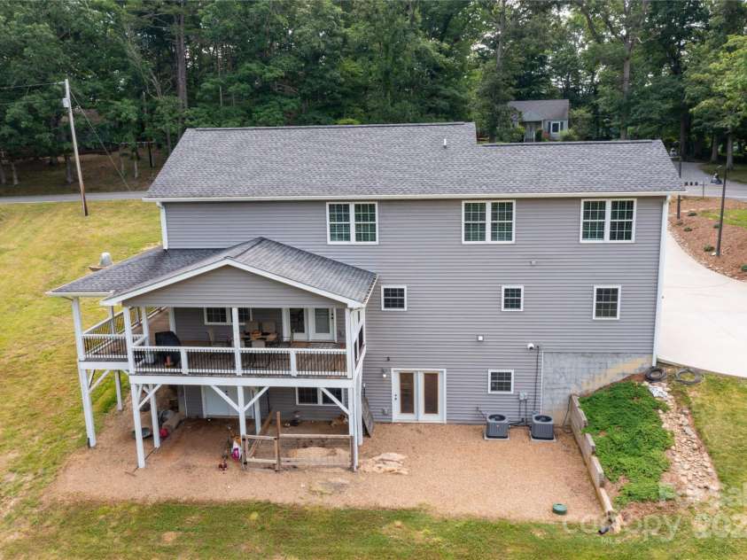 460 Panther Branch Road, Alexander, NC 28701.  MLS# CAR4293485, YatesRealty ID 4301. Rear Exterior 
