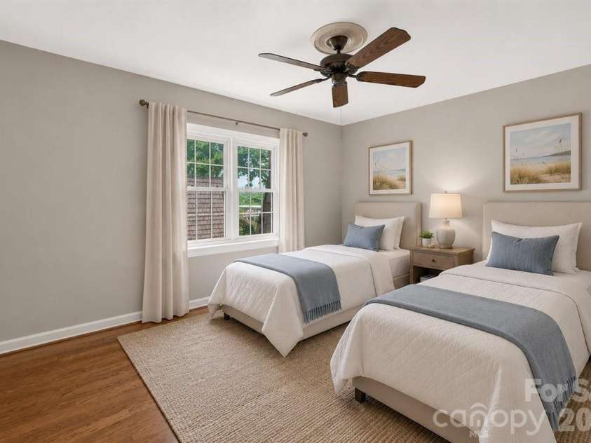 1700 Roxborough Road, Charlotte, NC 28211.  MLS# CAR4405926, YatesRealty ID 43013. Secondary bedroom, virtually staged