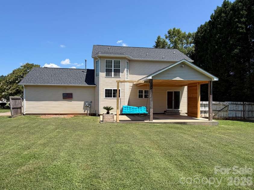 1072 Fox Chase Court, Salisbury, NC 28146.  MLS# CAR4410089, YatesRealty ID 43020. Rear
