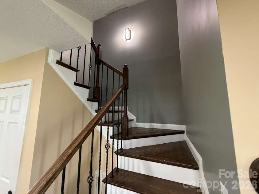 1072 Fox Chase Court, Salisbury, NC 28146.  MLS# CAR4410089, YatesRealty ID 43020. Staircase