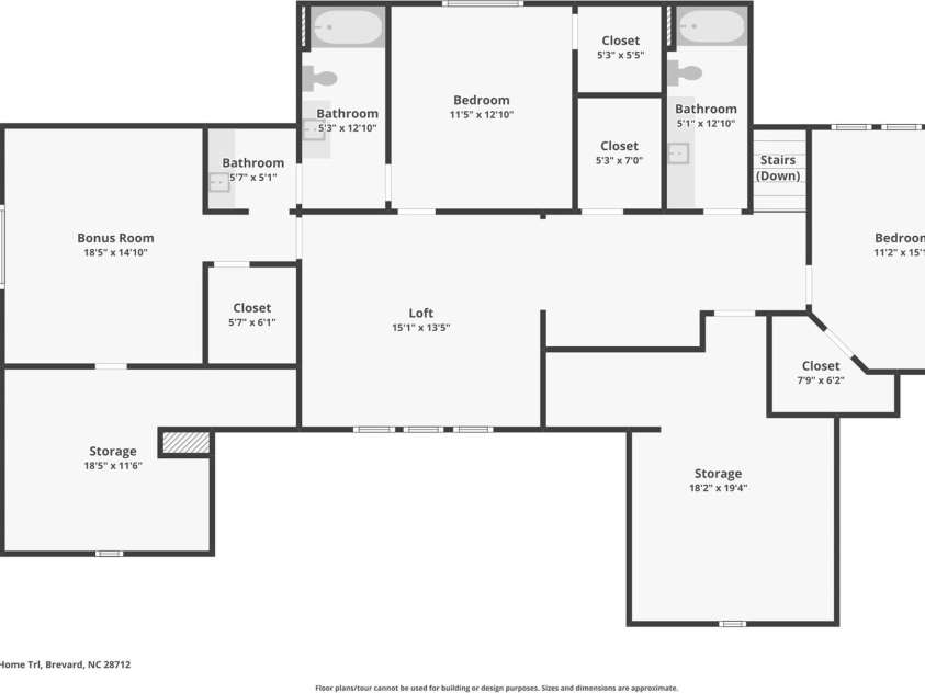 318 Mountain Home Trail, Brevard, NC 28712.  MLS# CAR4405578, YatesRealty ID 43041. 