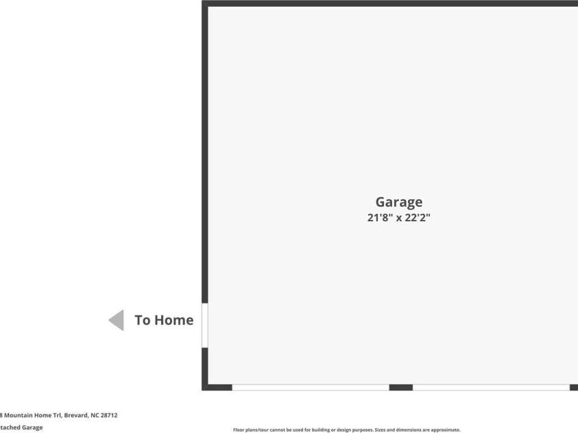 318 Mountain Home Trail, Brevard, NC 28712.  MLS# CAR4405578, YatesRealty ID 43041. 