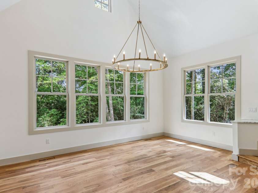 318 Mountain Home Trail, Brevard, NC 28712.  MLS# CAR4405578, YatesRealty ID 43041. Dining room