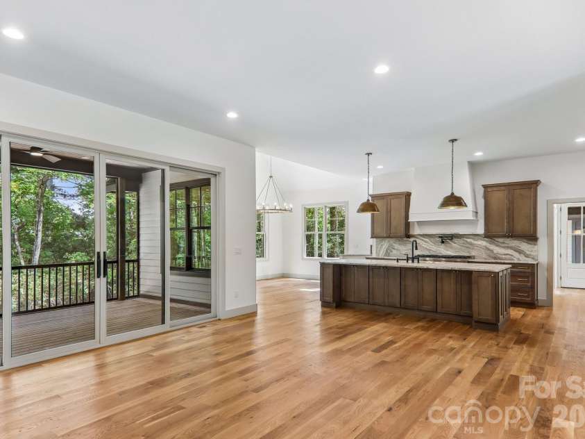318 Mountain Home Trail, Brevard, NC 28712.  MLS# CAR4405578, YatesRealty ID 43041. Kitchen and dining