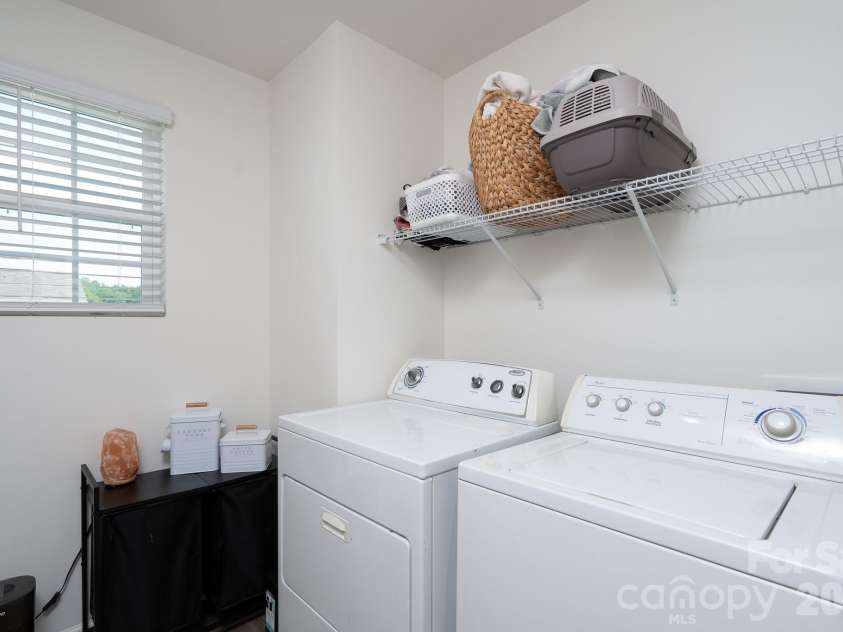417 Sundial Drive, Lexington, NC 27295.  MLS# CAR4408044, YatesRealty ID 43042. Upstairs laundry