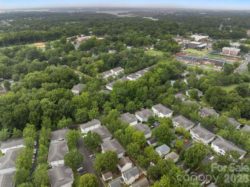 21622 Aftonshire Drive, Cornelius, NC 28031.  MLS# CAR4410246, YatesRealty ID 43052. Aerial