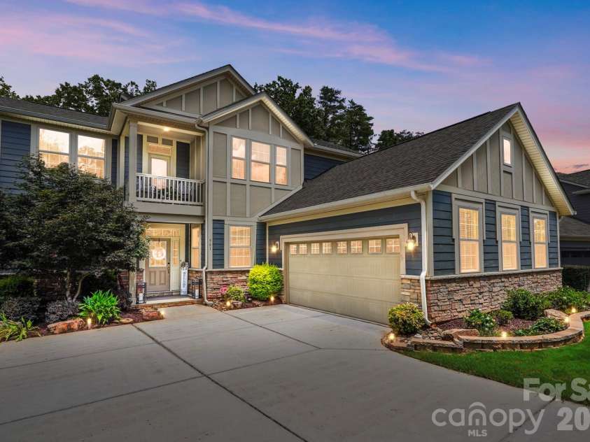 561 Sandbar Point, Clover, SC 29710.  MLS# CAR4412646, YatesRealty ID 43053. Twilight