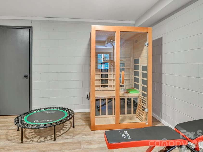 170 Bull Creek Road, Mars Hill, NC 28754.  MLS# CAR4410836, YatesRealty ID 43062. Personal sauna