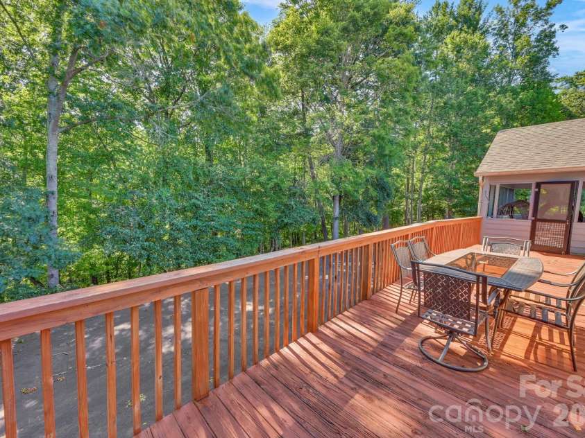 170 Bull Creek Road, Mars Hill, NC 28754.  MLS# CAR4410836, YatesRealty ID 43062. Private back deck