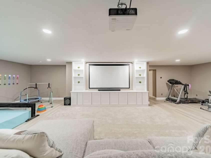 10003 Blue Stream Lane, Indian Trail, NC 28079.  MLS# CAR4408302, YatesRealty ID 43078. Finished basement