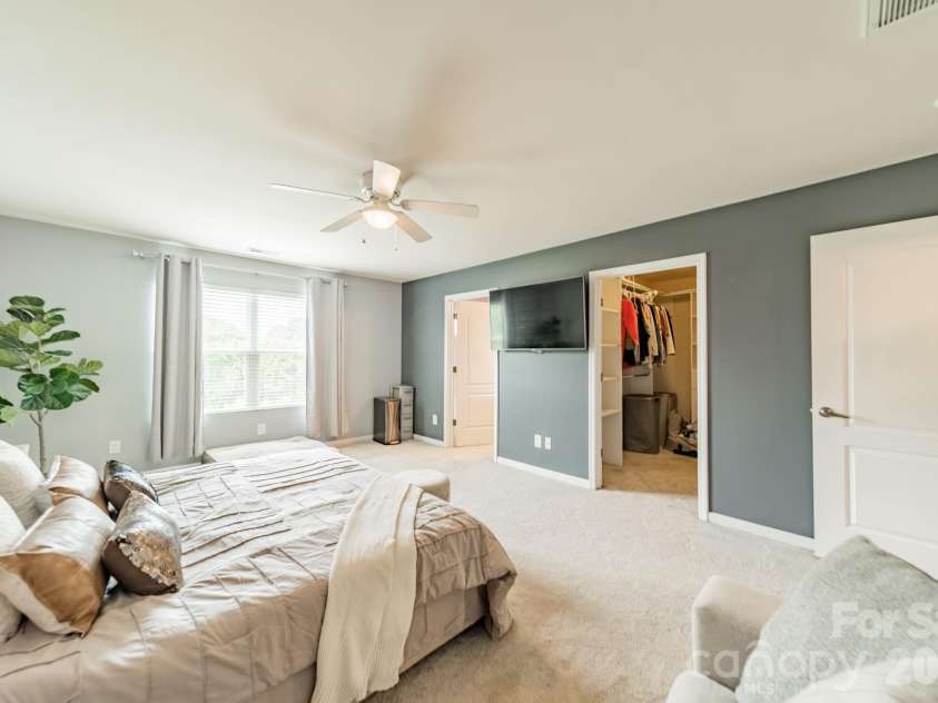 10003 Blue Stream Lane, Indian Trail, NC 28079.  MLS# CAR4408302, YatesRealty ID 43078. Primary Bedroom